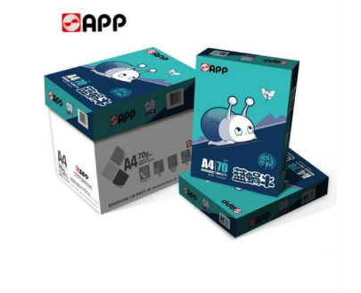 金光（APP）藍(lán)蝸牛 A4/70g 復(fù)印紙 500張/包 5包/箱（2500張）辦公學(xué)生用打印紙