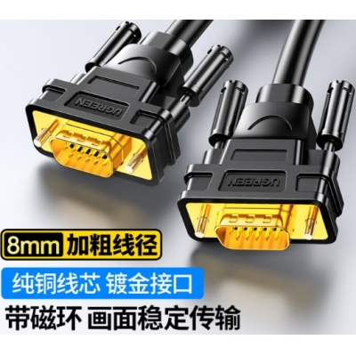 VGA線(xiàn)視頻數(shù)據(jù)線(xiàn) 高清工程級(jí)3+6線(xiàn)芯 】3m