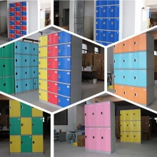 ABS塑料更衣柜（16格）支持定制，多色可選
